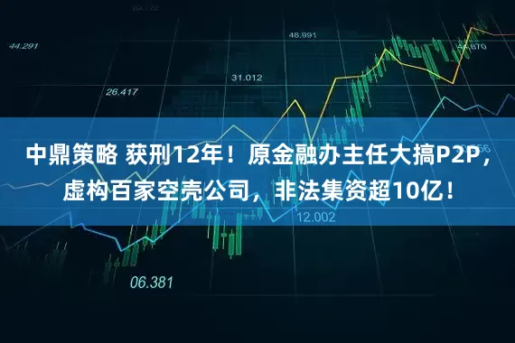 中鼎策略 获刑12年！原金融办主任大搞P2P，虚构百家空壳公司，非法集资超10亿！
